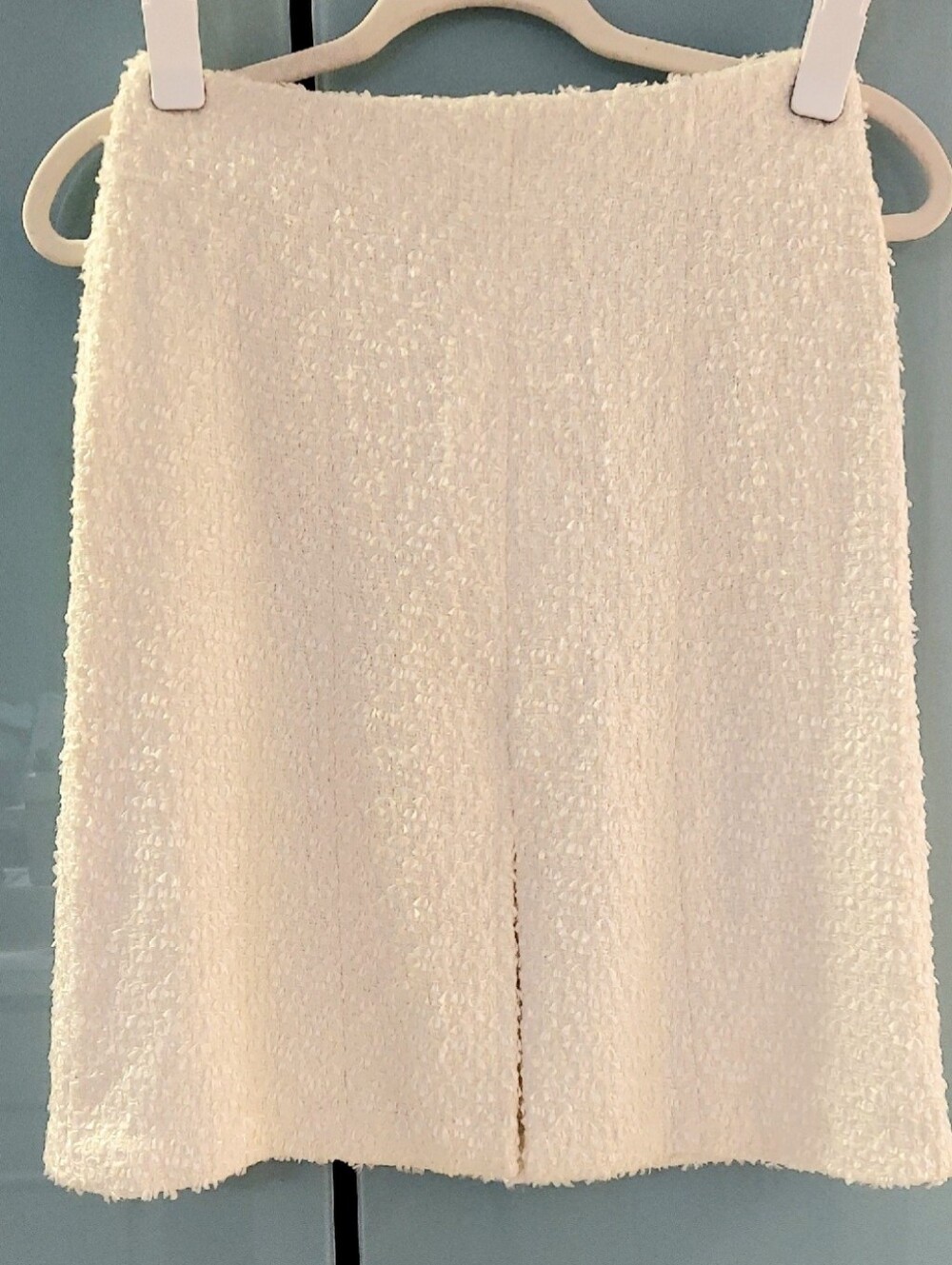 Escada Cream Bouclé A-Line Skirt
